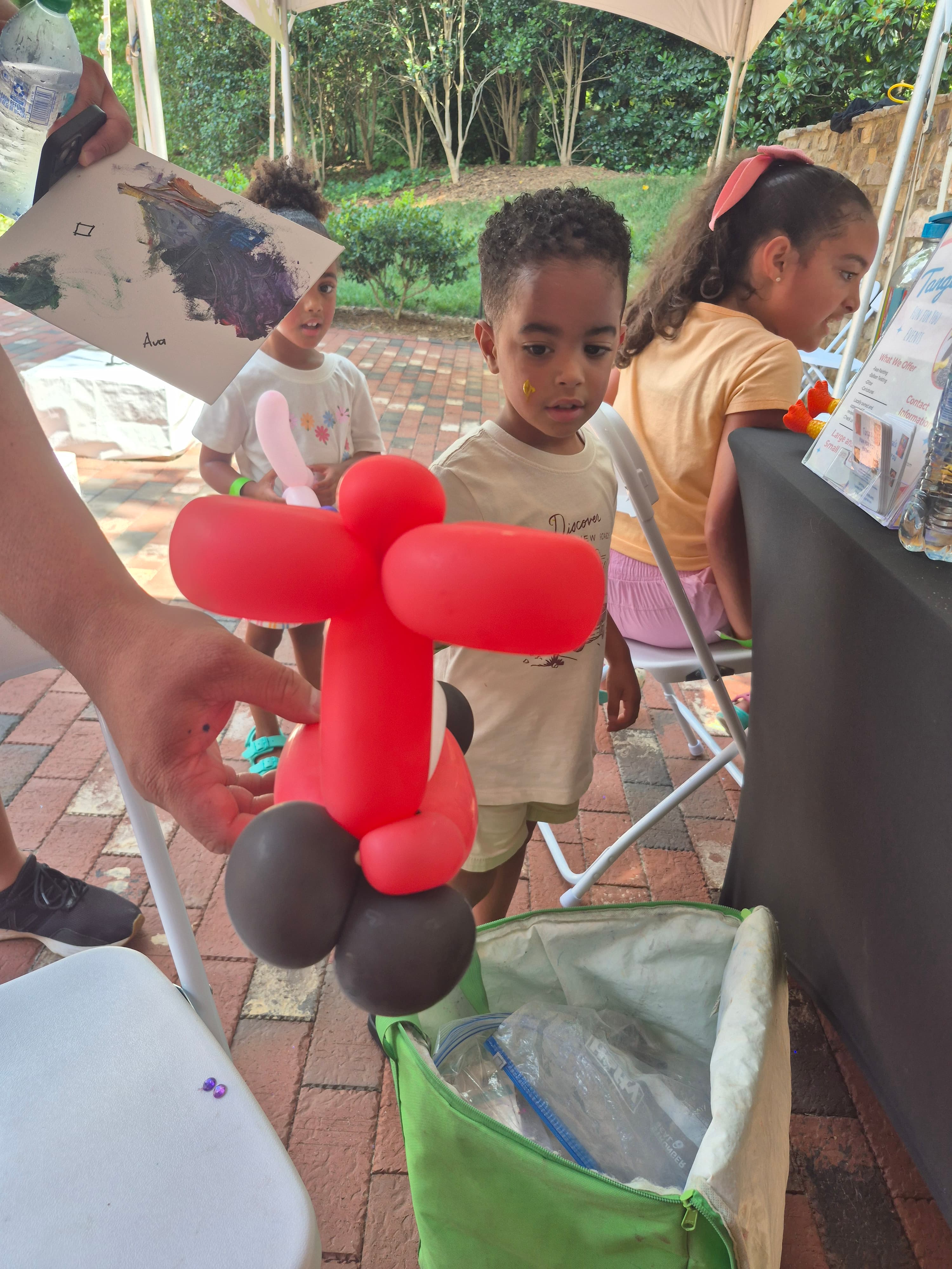 Fun balloon art at Charlotte event