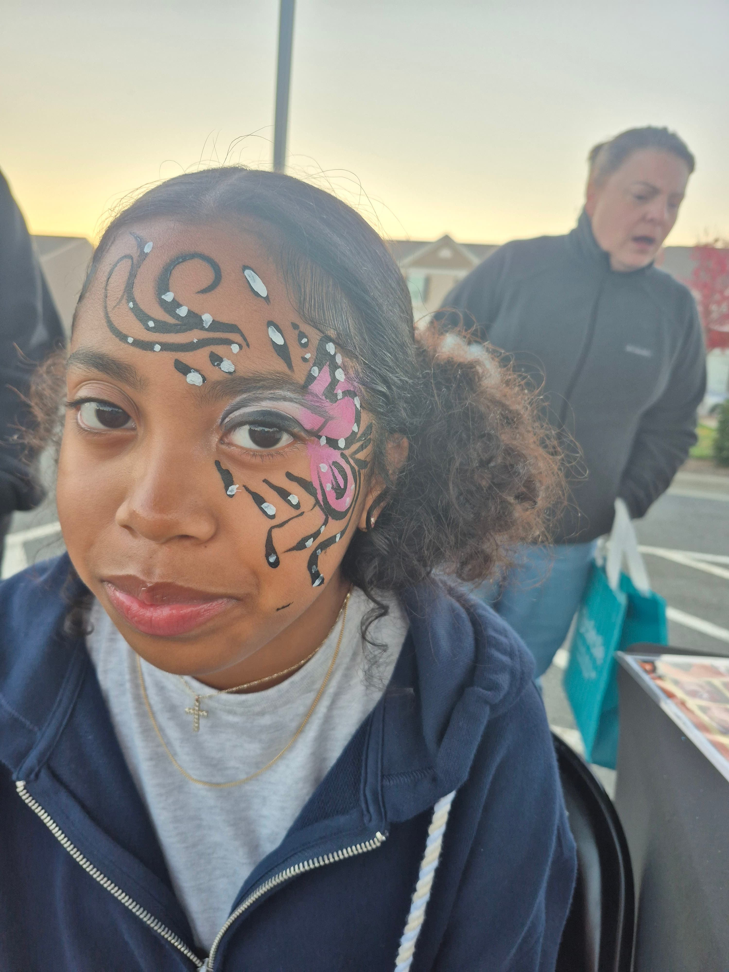 Creative face paint design by Tango's Fun For You