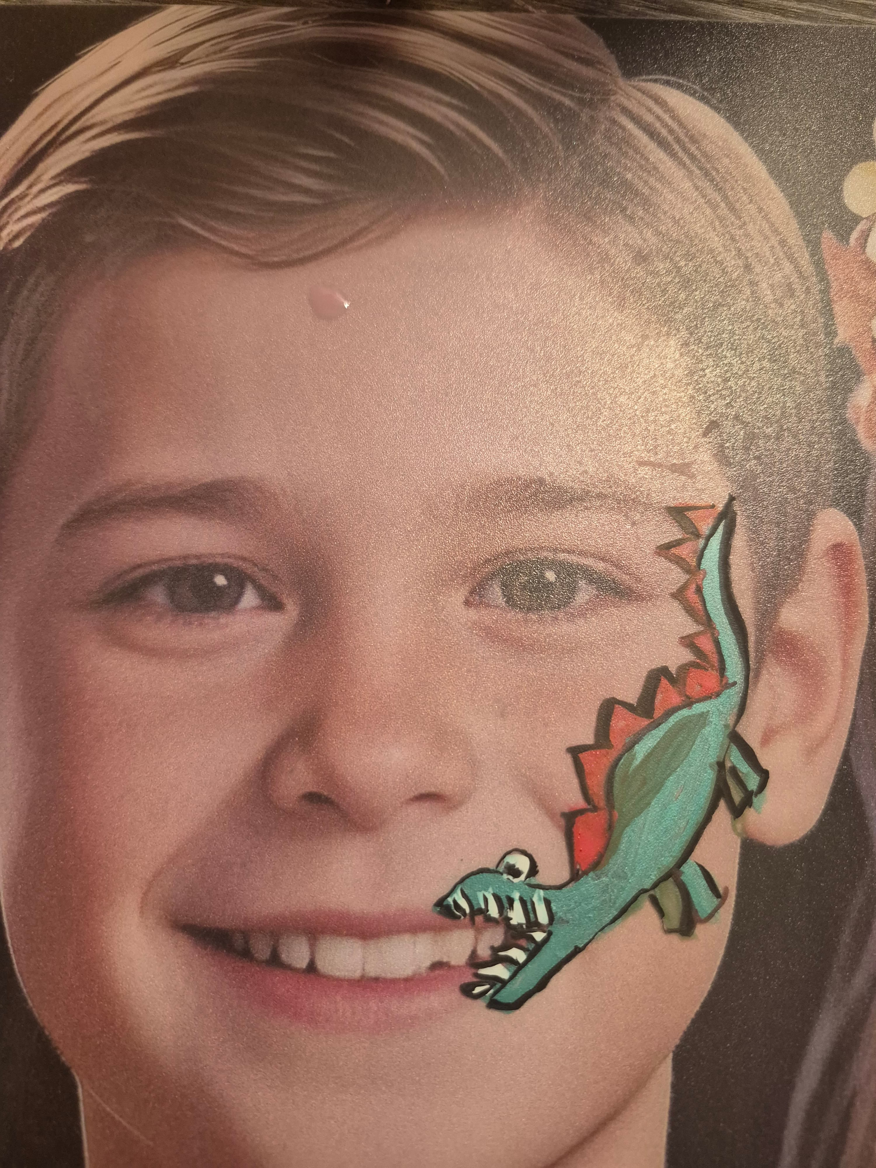 Original face painting design idea by Tango's Fun For You